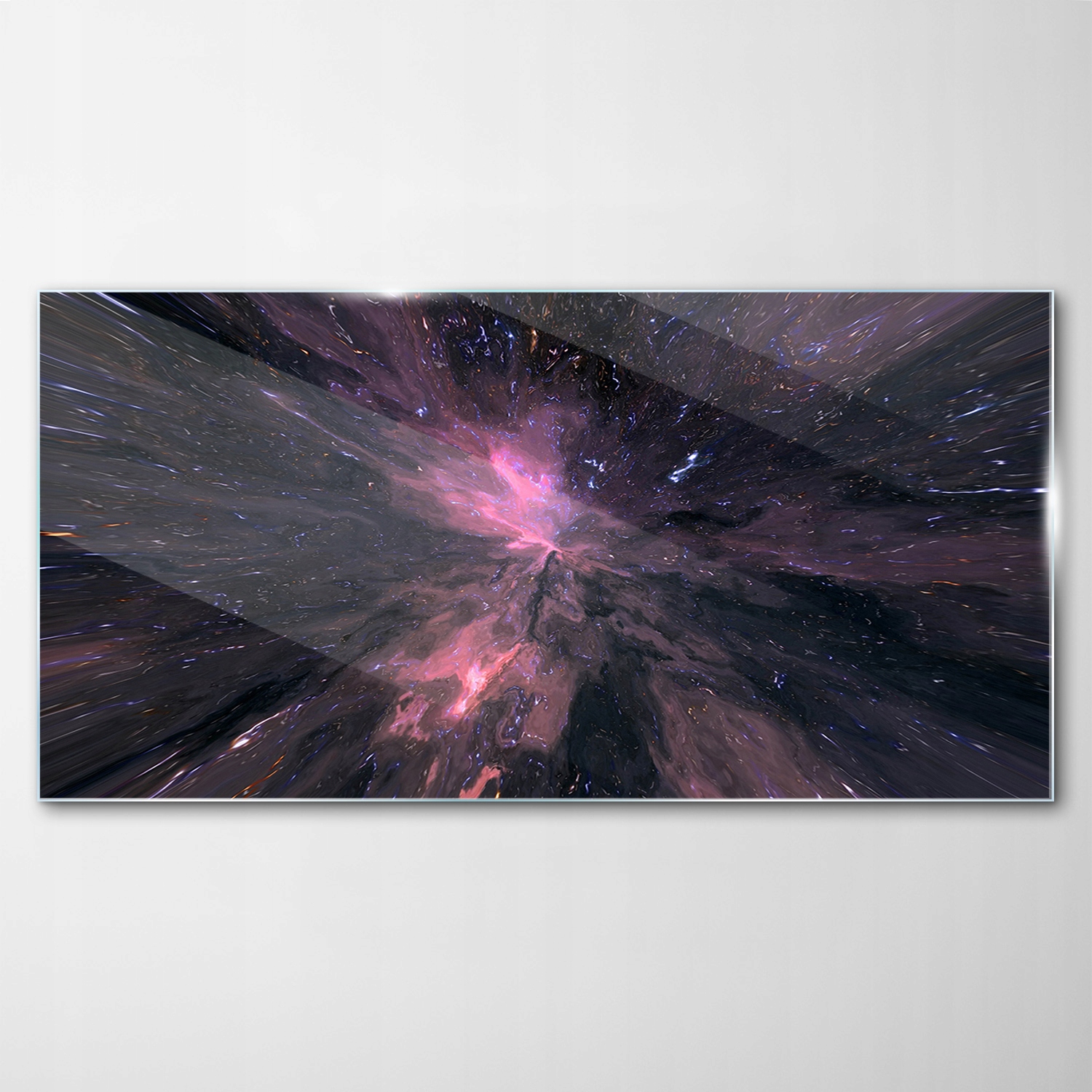 

Hartowany Obraz Szklany Abstrakcja Akwarele 120x60