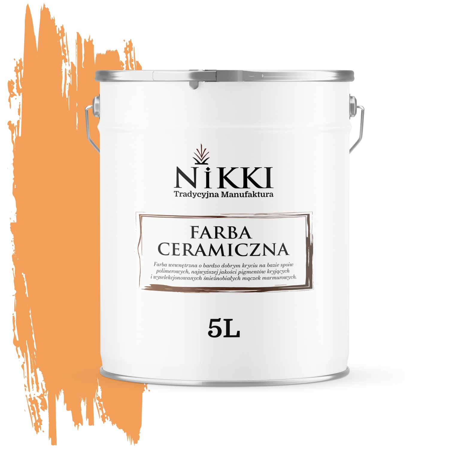 Keramická Stropná Farba Oranžová H5944 Hlboká Matná Na Steny 5 L