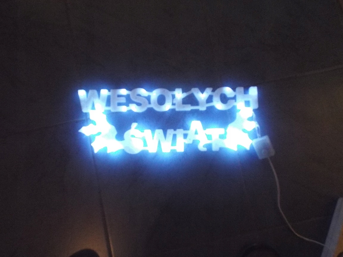 

Napis Świąteczny Wesołych Świąt Led Zimno Biały