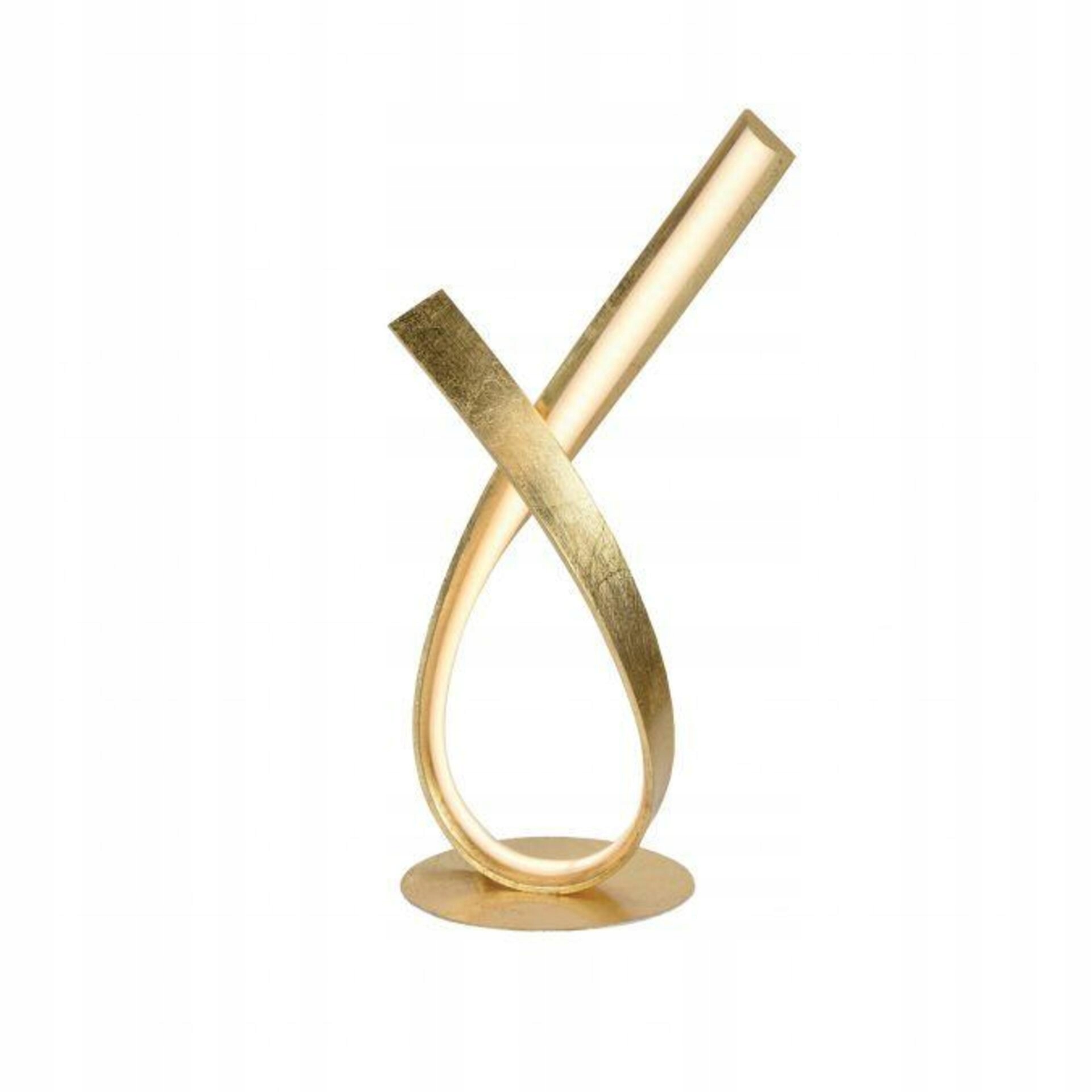 Led stolná lampa so zlatým efektom, stmievateľná, 3000K, 14W, moderný design