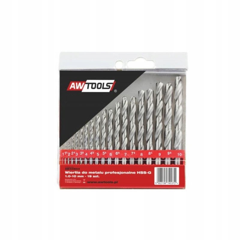 

Awtools Wiertło Metal Białe Kpl. 19szt. AW41203