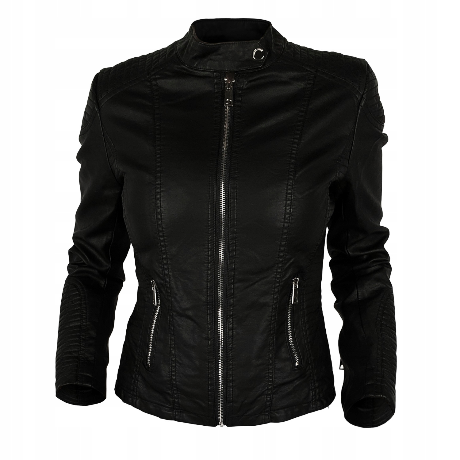 

Damska Kurtka Skórzana Ramoneska Biker Black 4