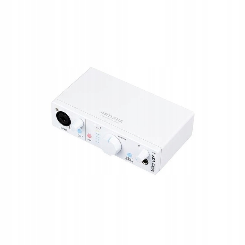 ARTURIA MiniFuse 1 WH Interfejs Audio USB Biały pakiet oprogramowania Model Minifuse 1 WH