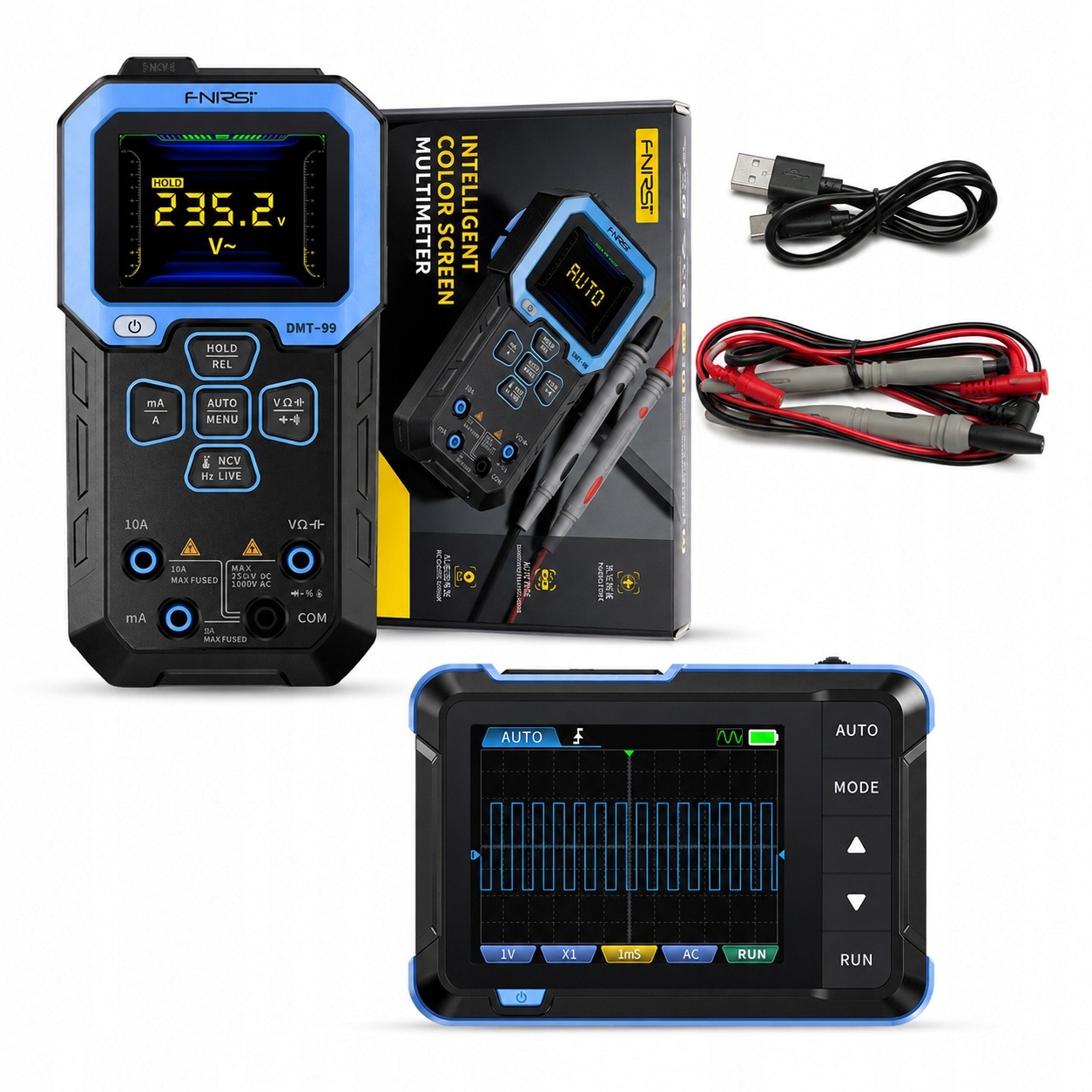 Merací set Fnirsi DSO-153 Plus DMT-99