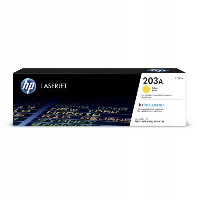 Hp 203A Yellow Original Lj Toner Cartridge, CF542A