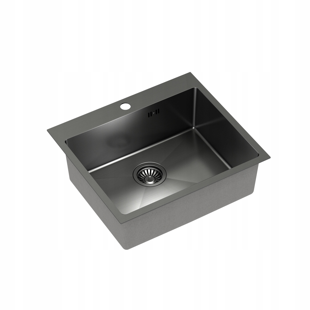 Zlew Quadron RUSSEL 110 SteelQ PVD grafitowy Kod producenta HB432SW