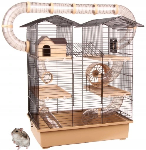 Klatka dla Chomika Gryzonia myszki Duża polski produkt jakość pałac