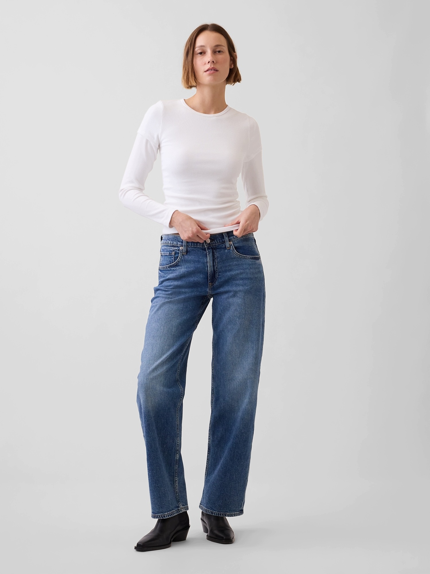 Gap Džíny Low Rise 90s Loose
