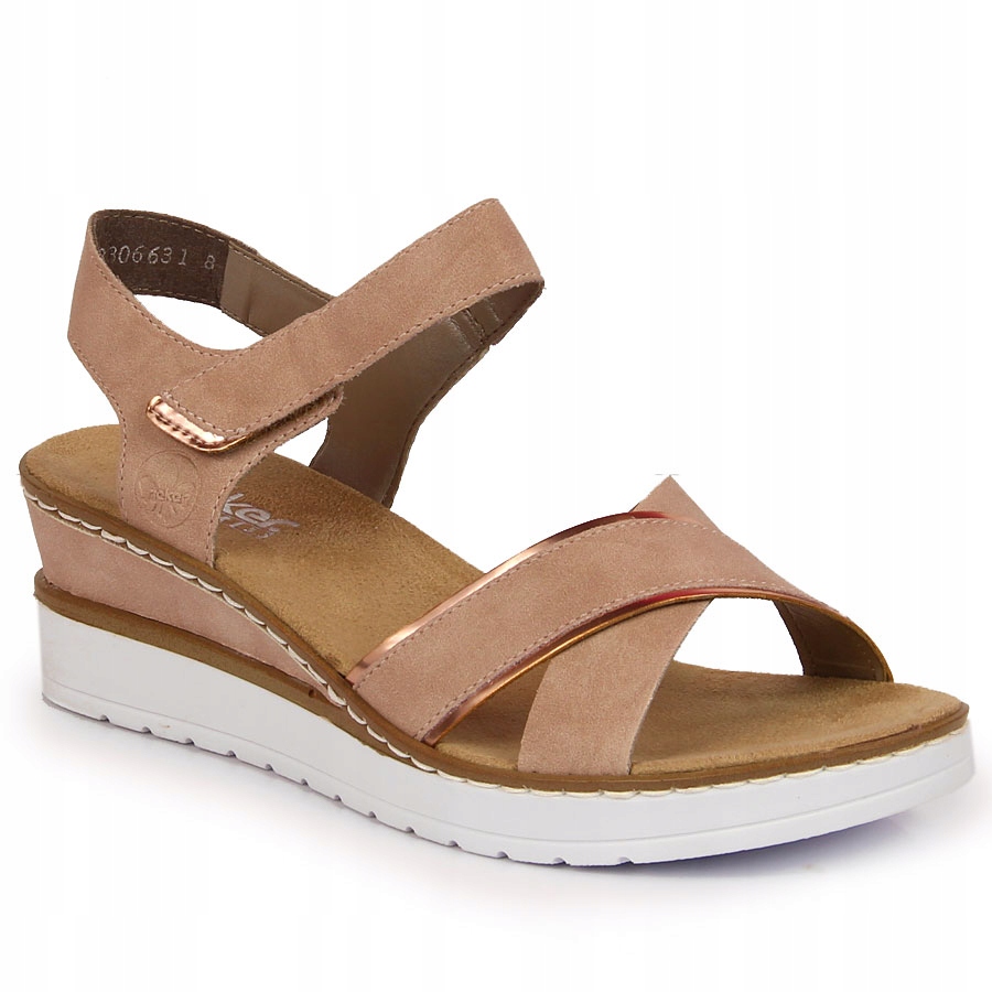 

Sandały damskie na koturnie Rieker V38G9-31 37