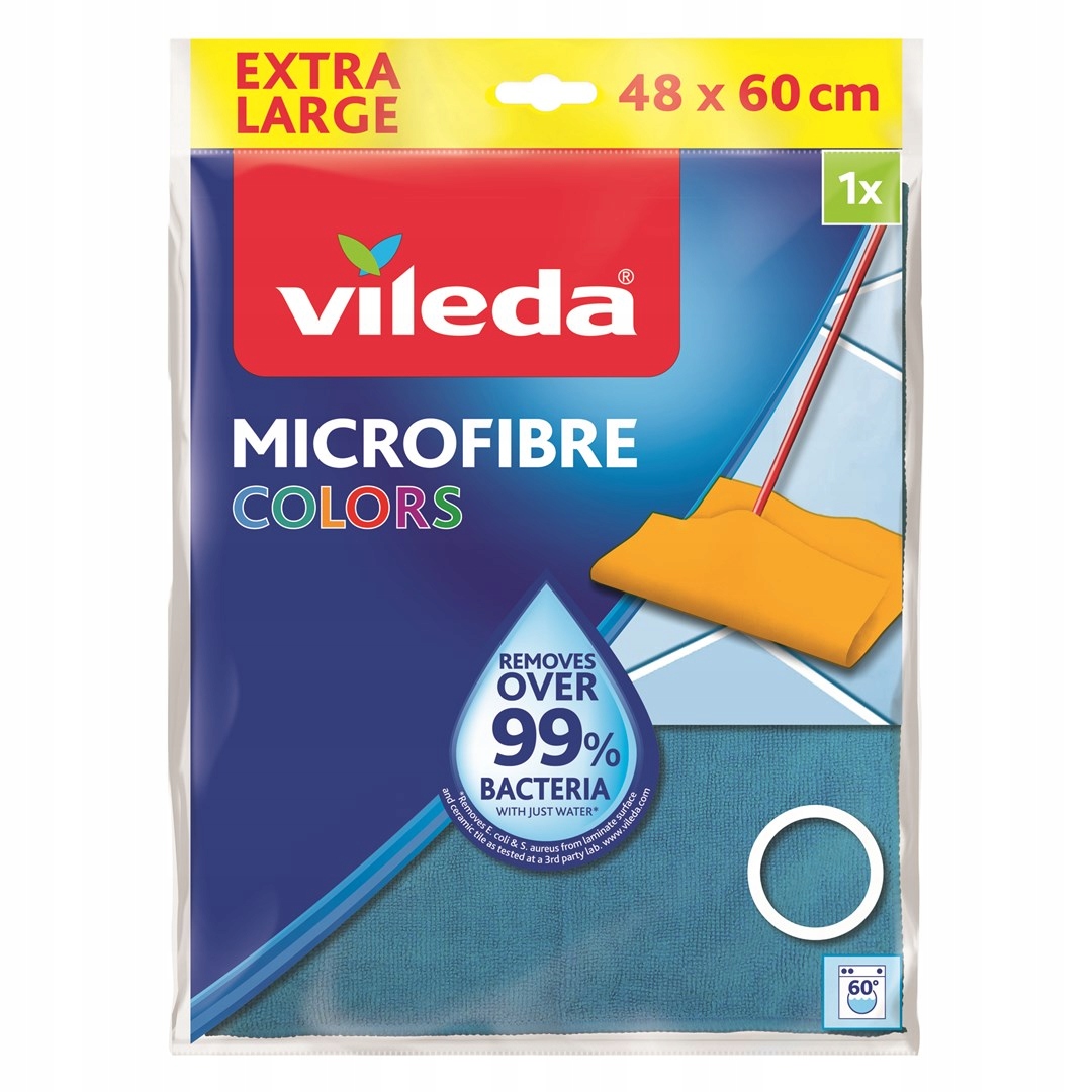 Levně Utěrka na podlahu Vileda Microfibre Colors 1 Ks.