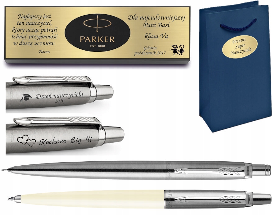 

Parker Jotter Zestaw długopis ołówek Grawer