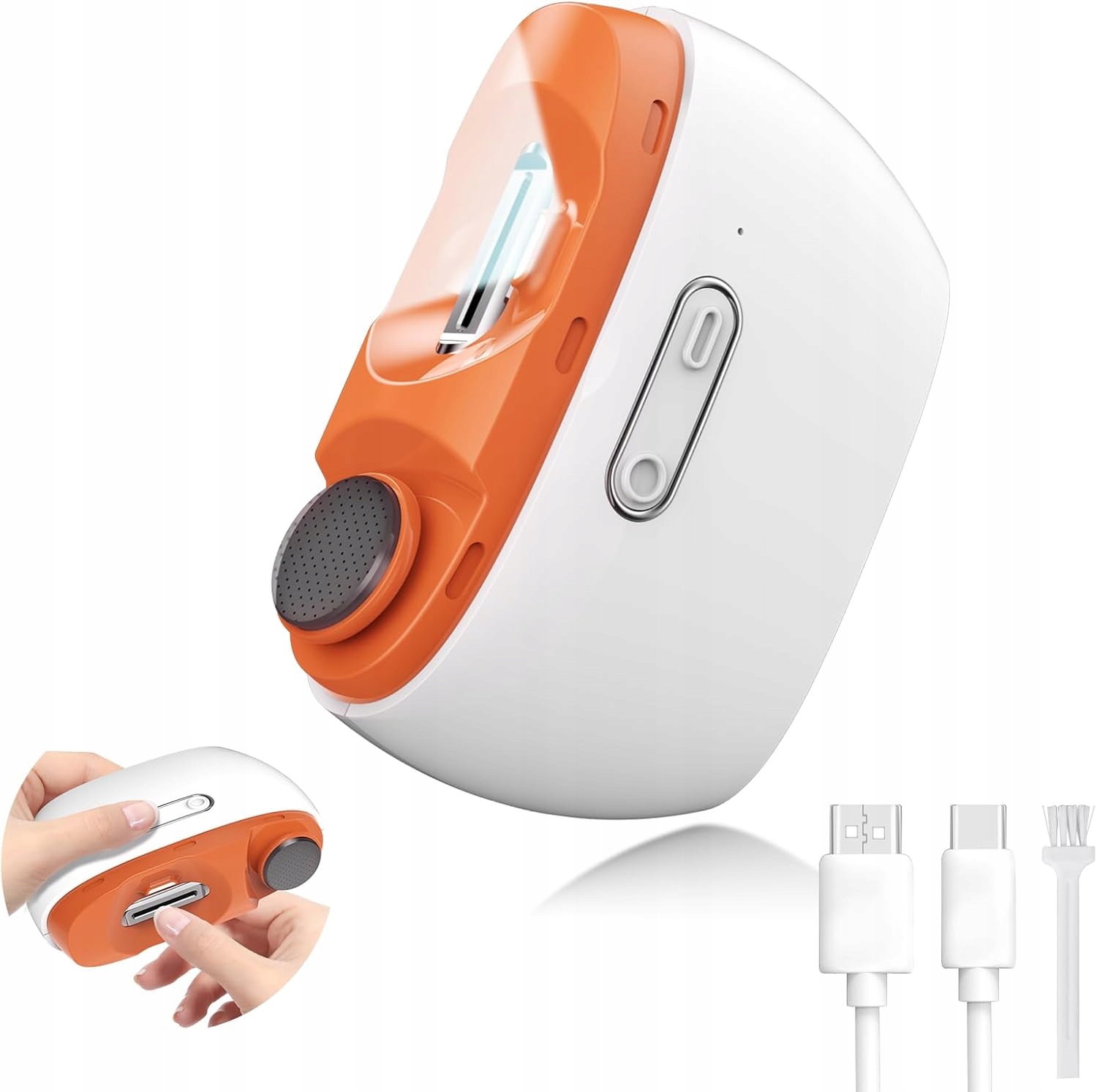 2V1 Elektrické Led Nůžky Na Nehty Ergonomické, 2 Rychlosti