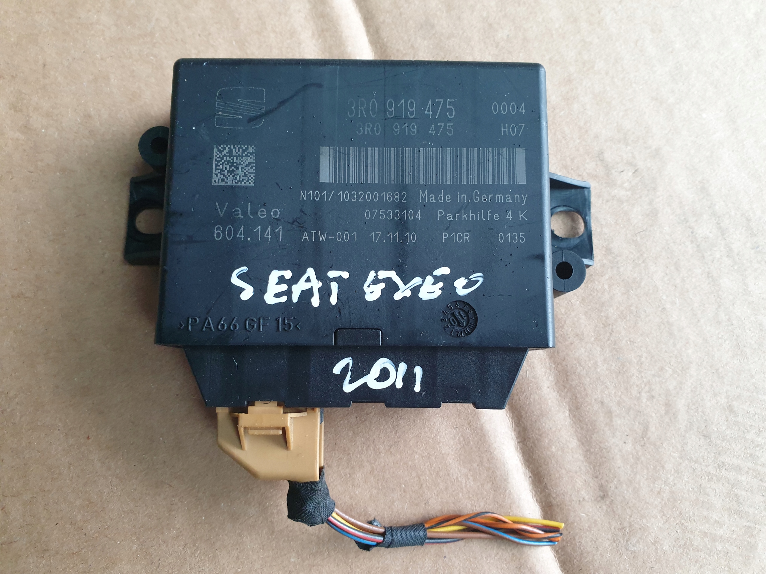 modul Bedienteil PDC SEAT EXEO 2009- 3R0919475
