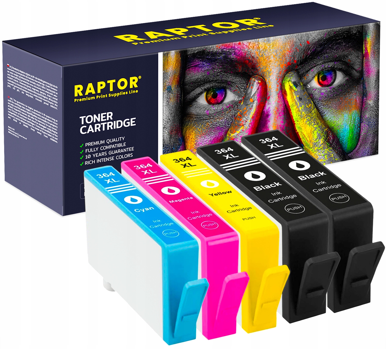

5x Tusze Do Hp OfficeJet 4620 4622 364XL