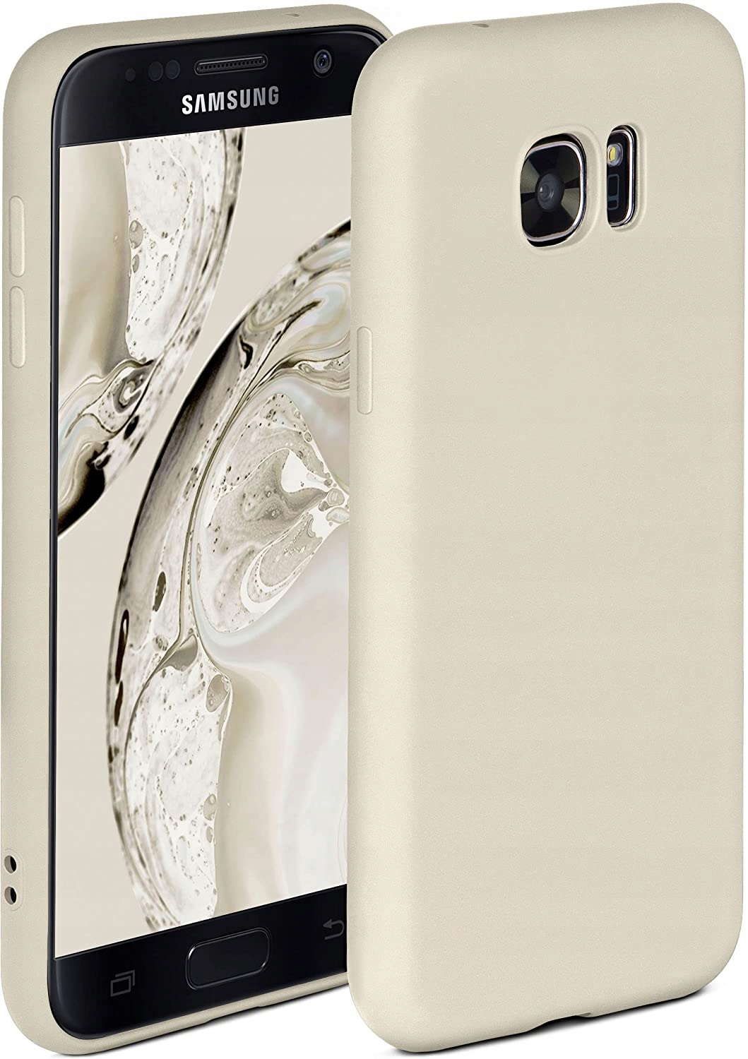 ETUI DO SAMSUNG S7 EDGE SILIKONOWE CASE + SZKŁO Dedykowana marka Samsung