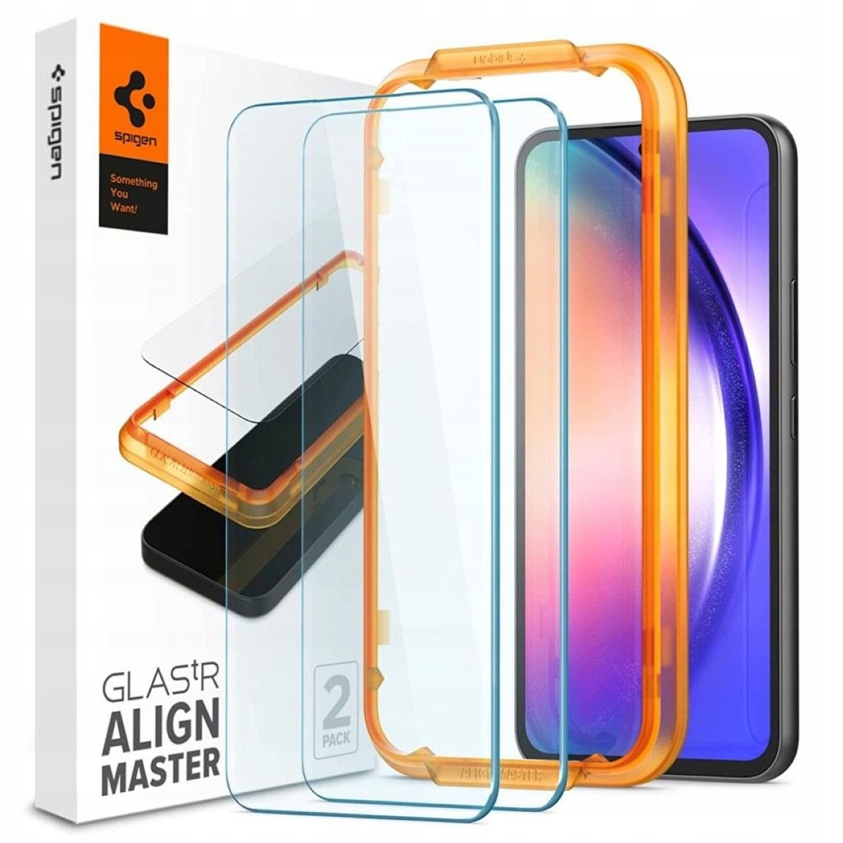 

Szkło hartowane do Galaxy A54 5G, Spigen 2-pack