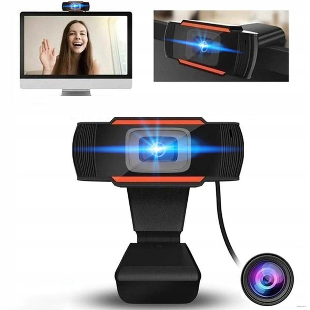 KAMERA INTERNETOWA Z MIKROFONEM DO KOMPUTERA Model brak