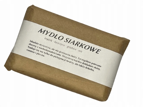 

Mydło Siarkowe trądzik, łuszczyca, grzybica, Azs