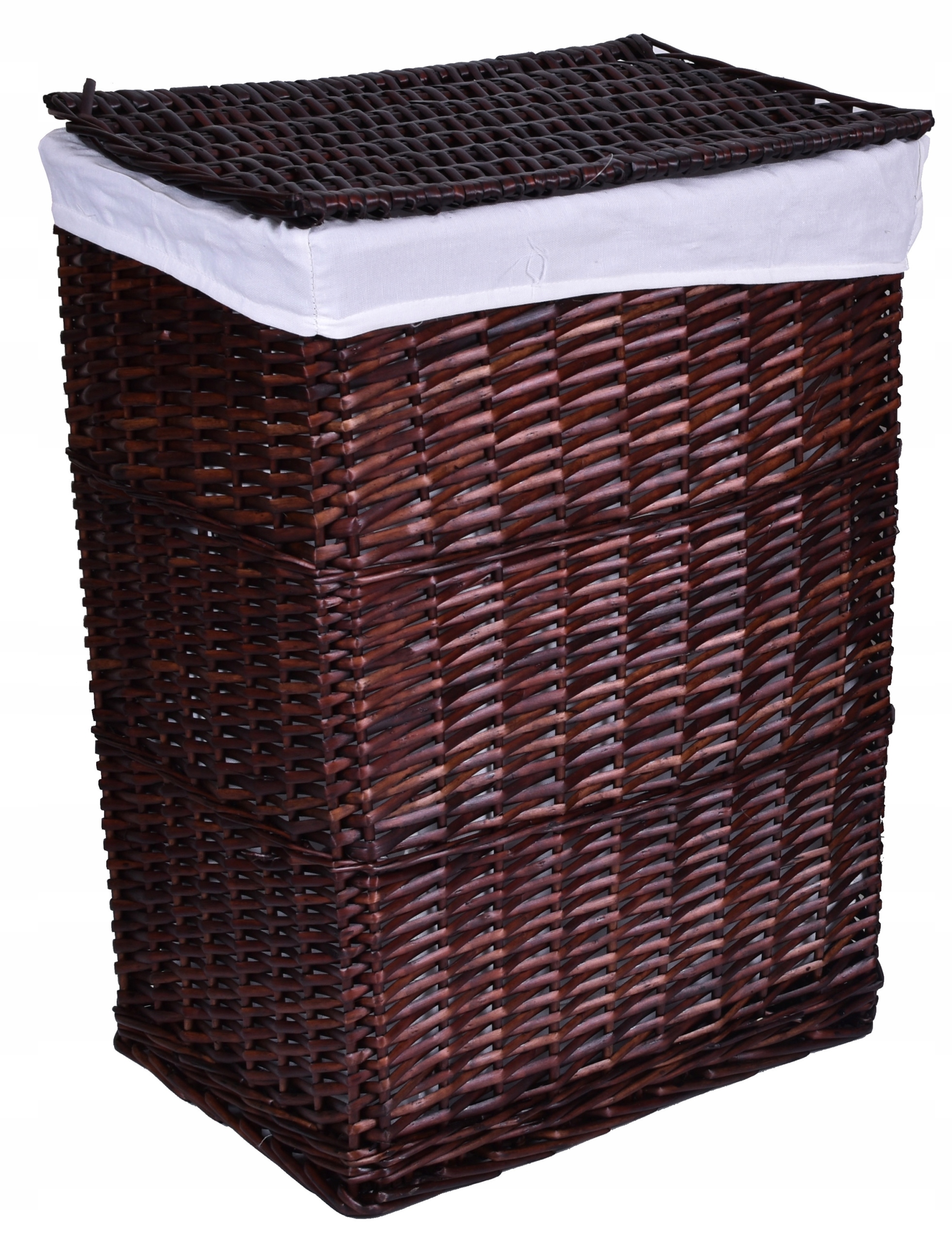 Proutěný koš hnědý 72 L