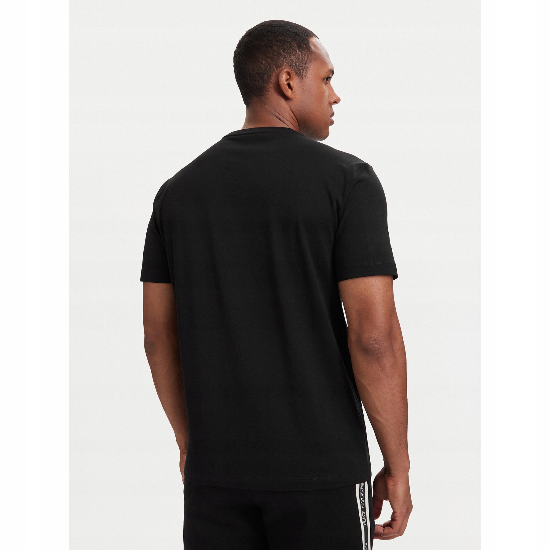 Męskie T-Shirt 7M002095 AF27714 czarny