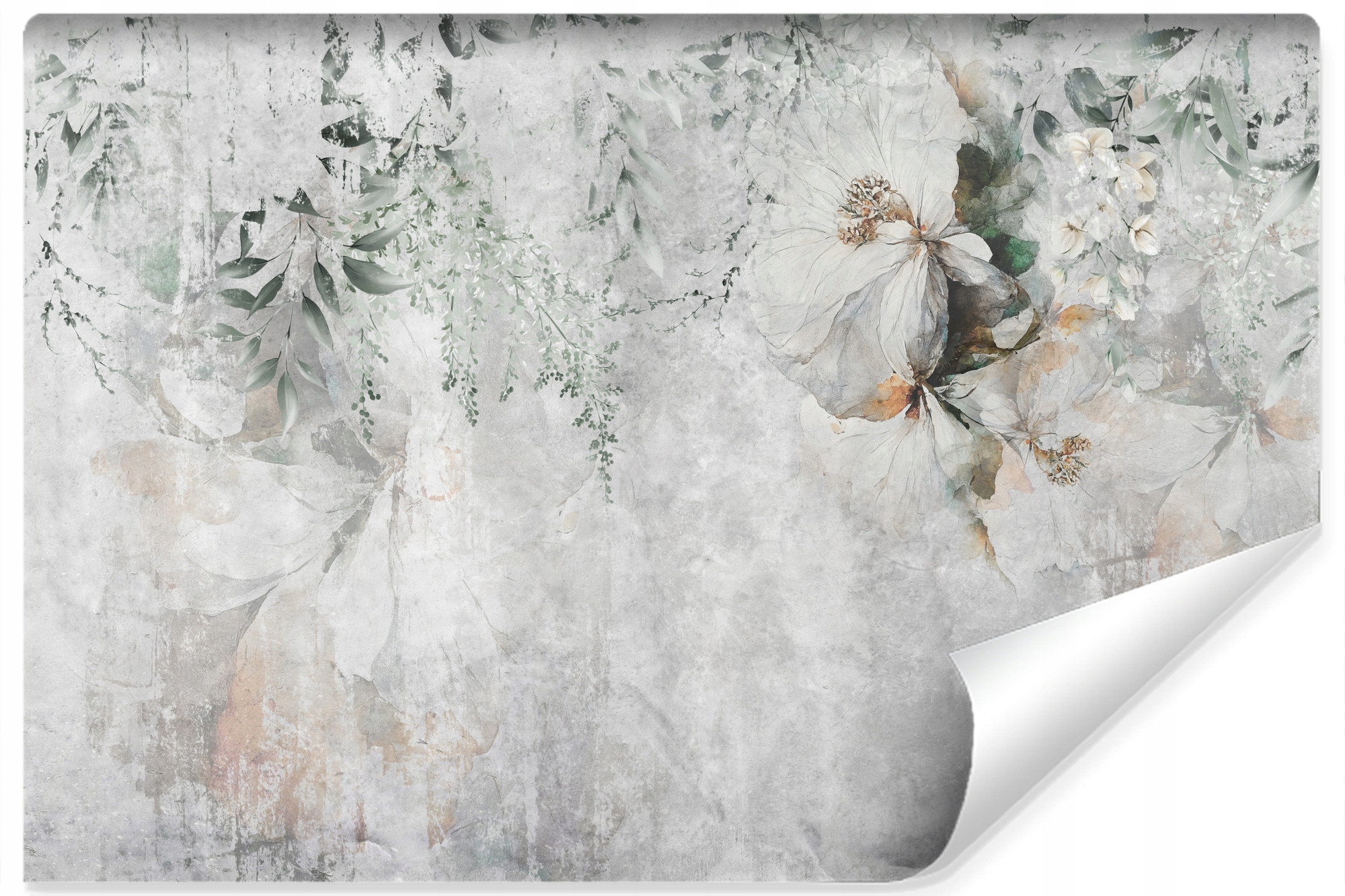 Fototapeta Abstrakce Beton Květiny Mural 400x280