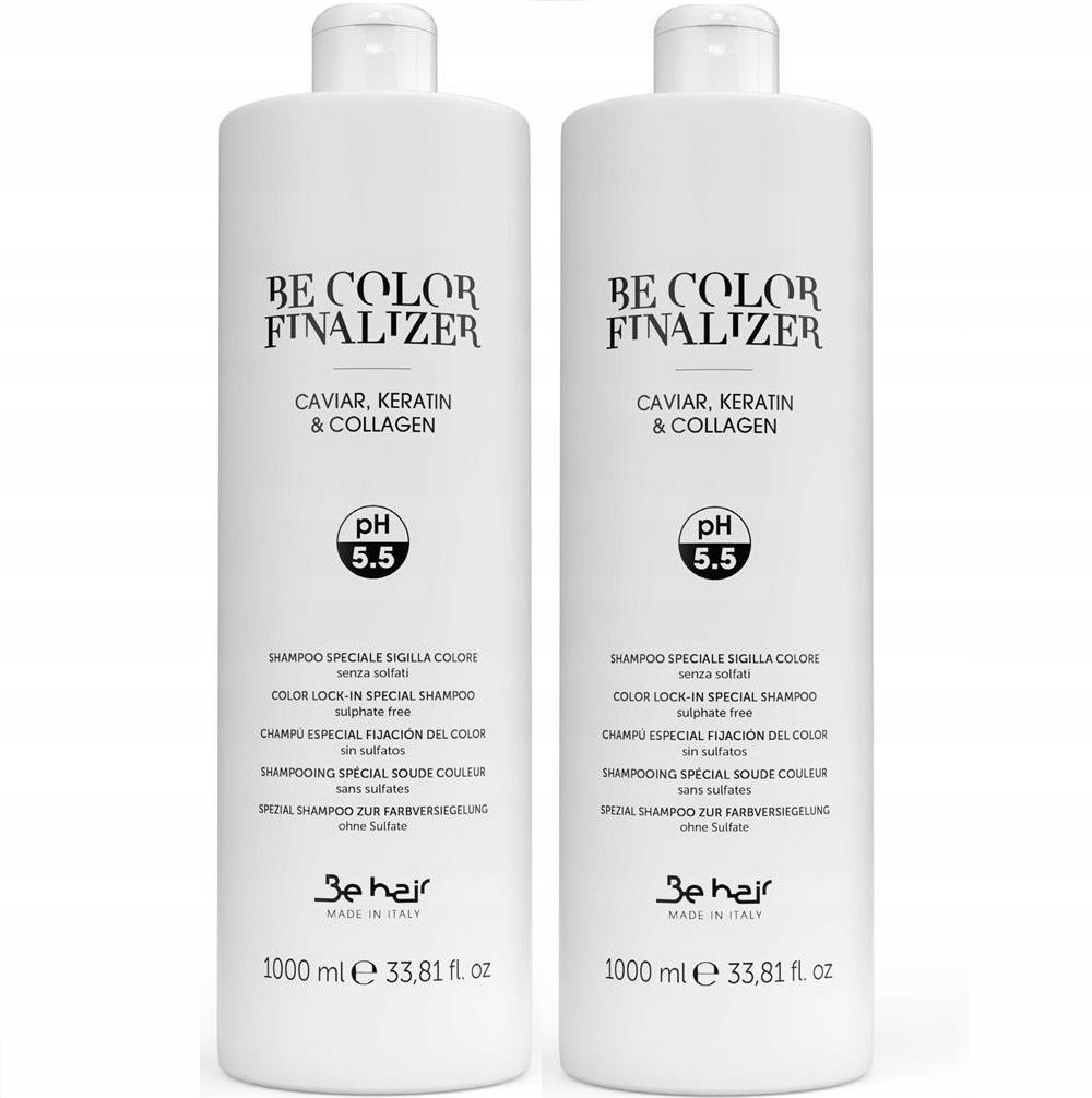 2 x Litrový Šampon Be Hair Be Color Finalizer 3C Complex Ochrana Barvy
