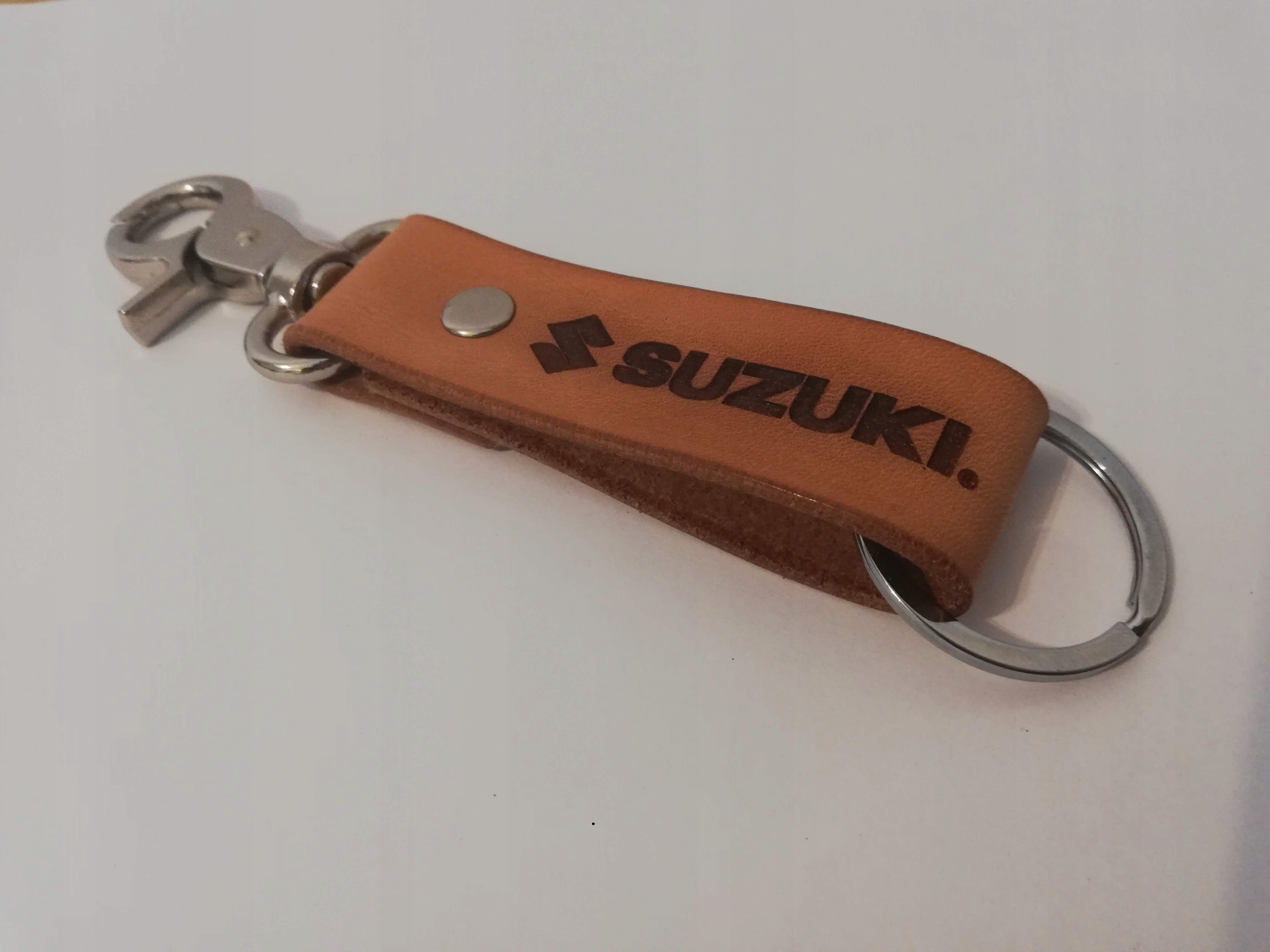 

Skórzany brelok handmade Harley Suzuki Honda