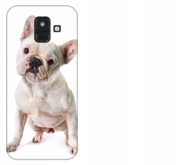 

Etui pokrowiec Samsung Galaxy A6 2018 Pies buldog