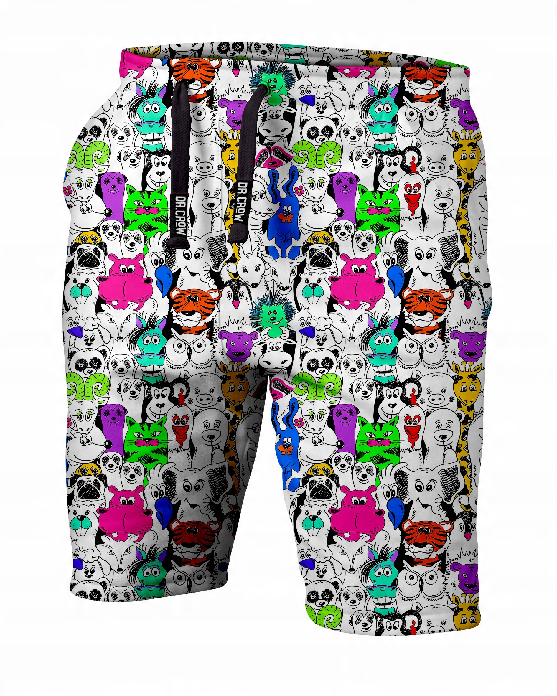 

Krótkie Spodenki Męskie Szorty Nadruk Animal 4XL