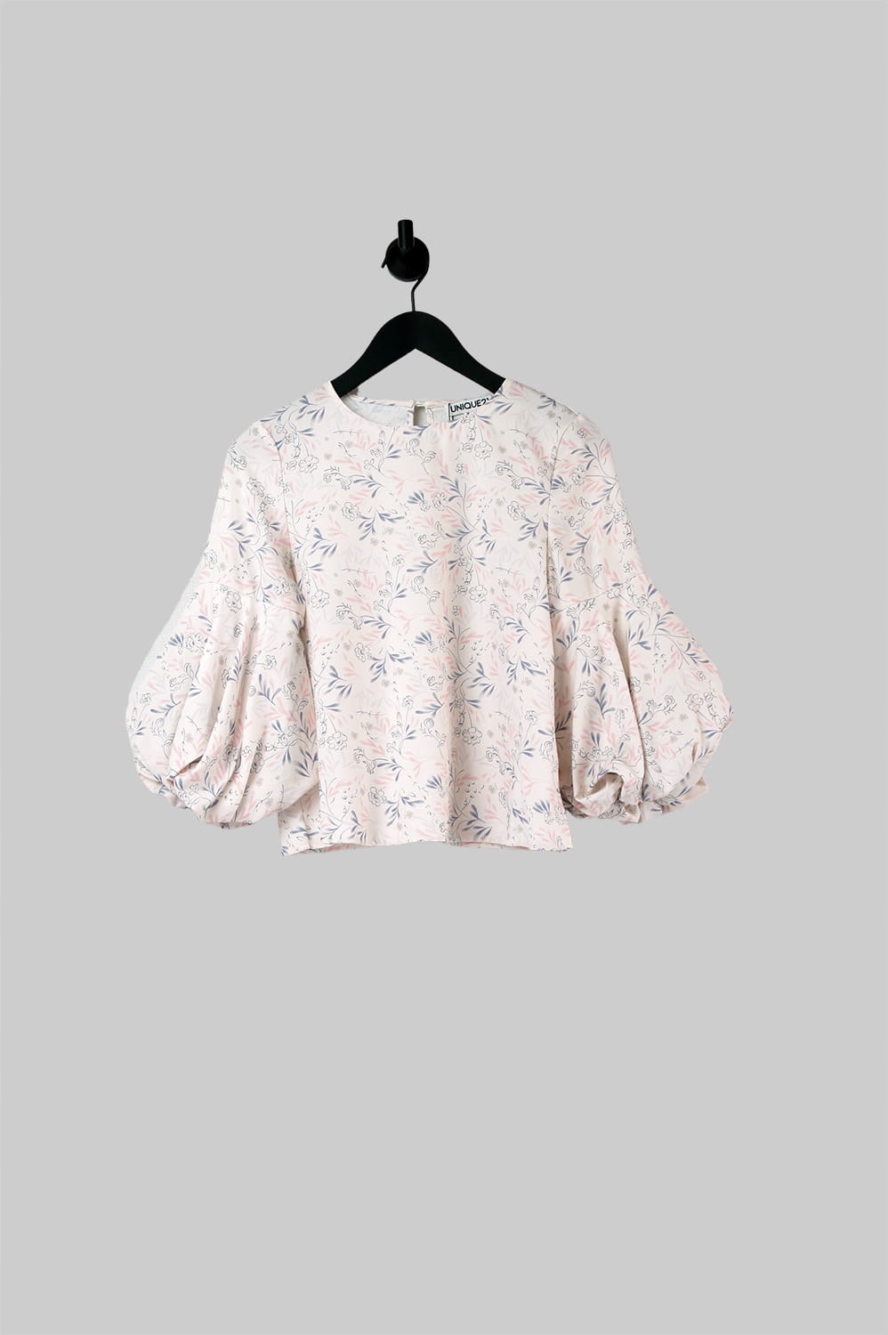 UNIQUE21 SMOTANOVÁ BLÚZKA FLORAL PRINT (36)