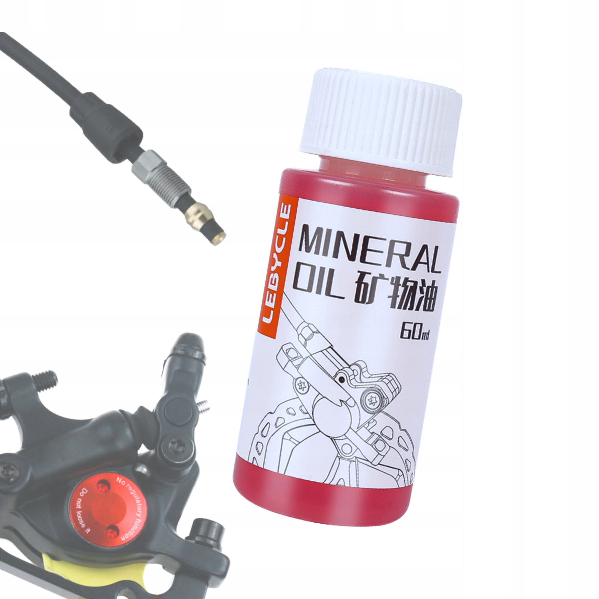 Mineralny płyn olej hamulcowy do hulajnogi do hamulców hydraulicznych 60ml