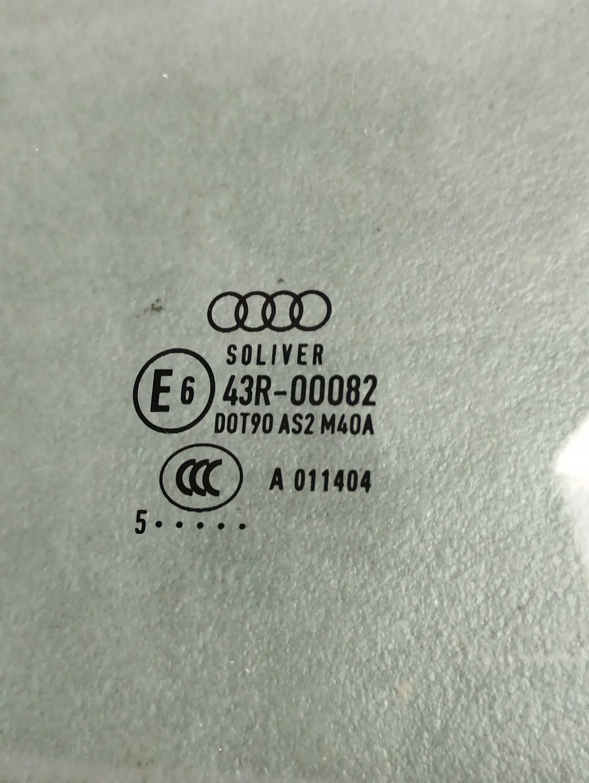 Audi A5 Sportback 8TA 2015 window right front