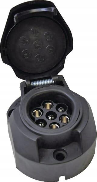 Gniazdo 7-styk. 12V z tworzywa