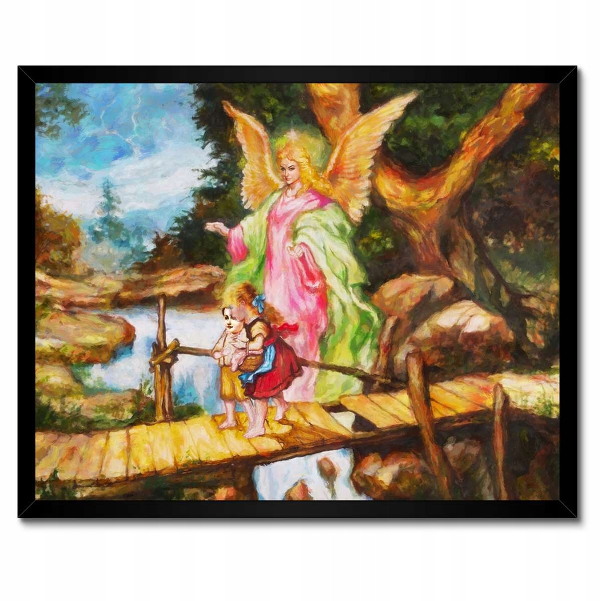 Plakáty v rámu 50x40 Anděl strážný Dárek