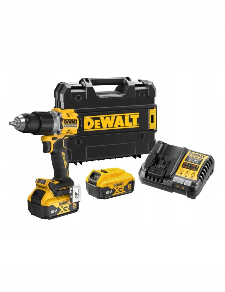 Akum. Aku Vrtačka Příklepový 2X5Ah 90Nm Tstak 18V DeWALT Xr DCD805P2T
