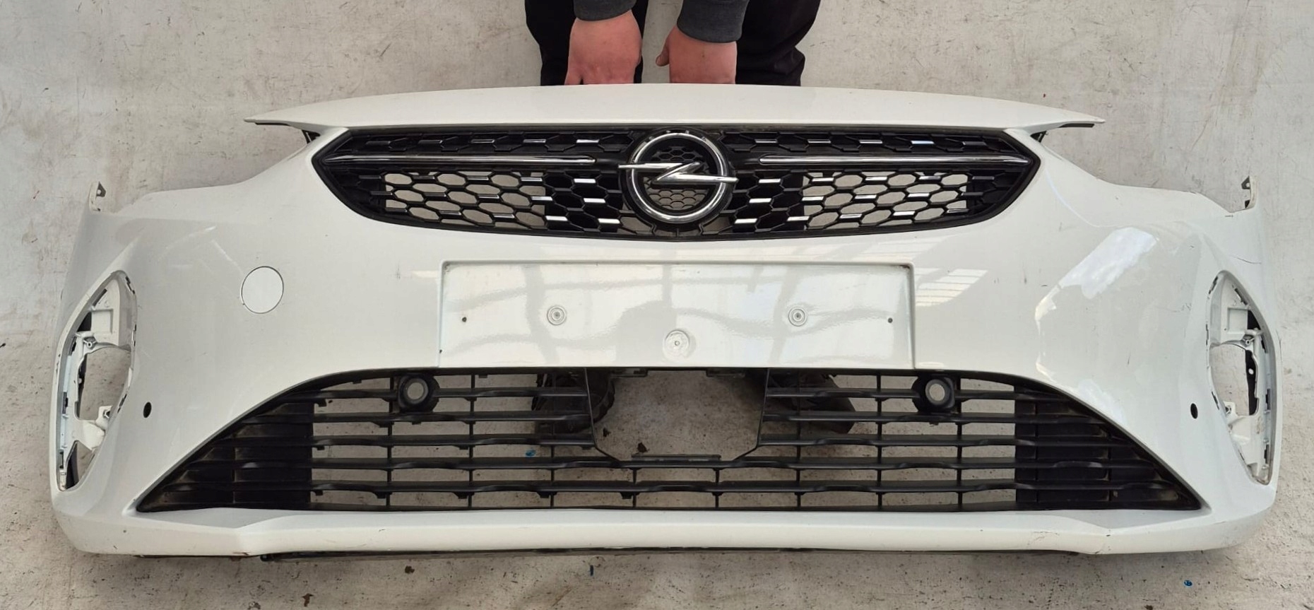 OPEL CORSA F 19- bumper front front grill cover PDC 9830280980