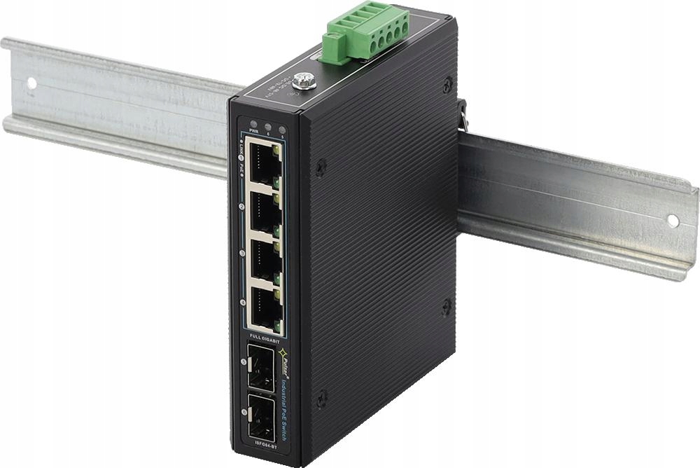 Priemyselný prepínač ISFG64-BT Pulsar (4xPoE, 2xSFP)