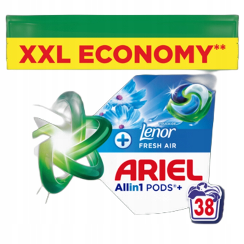 Ariel Allin1 Pods+ Touch of Lenor Fresh Air Kapsle na praní, 38 praní