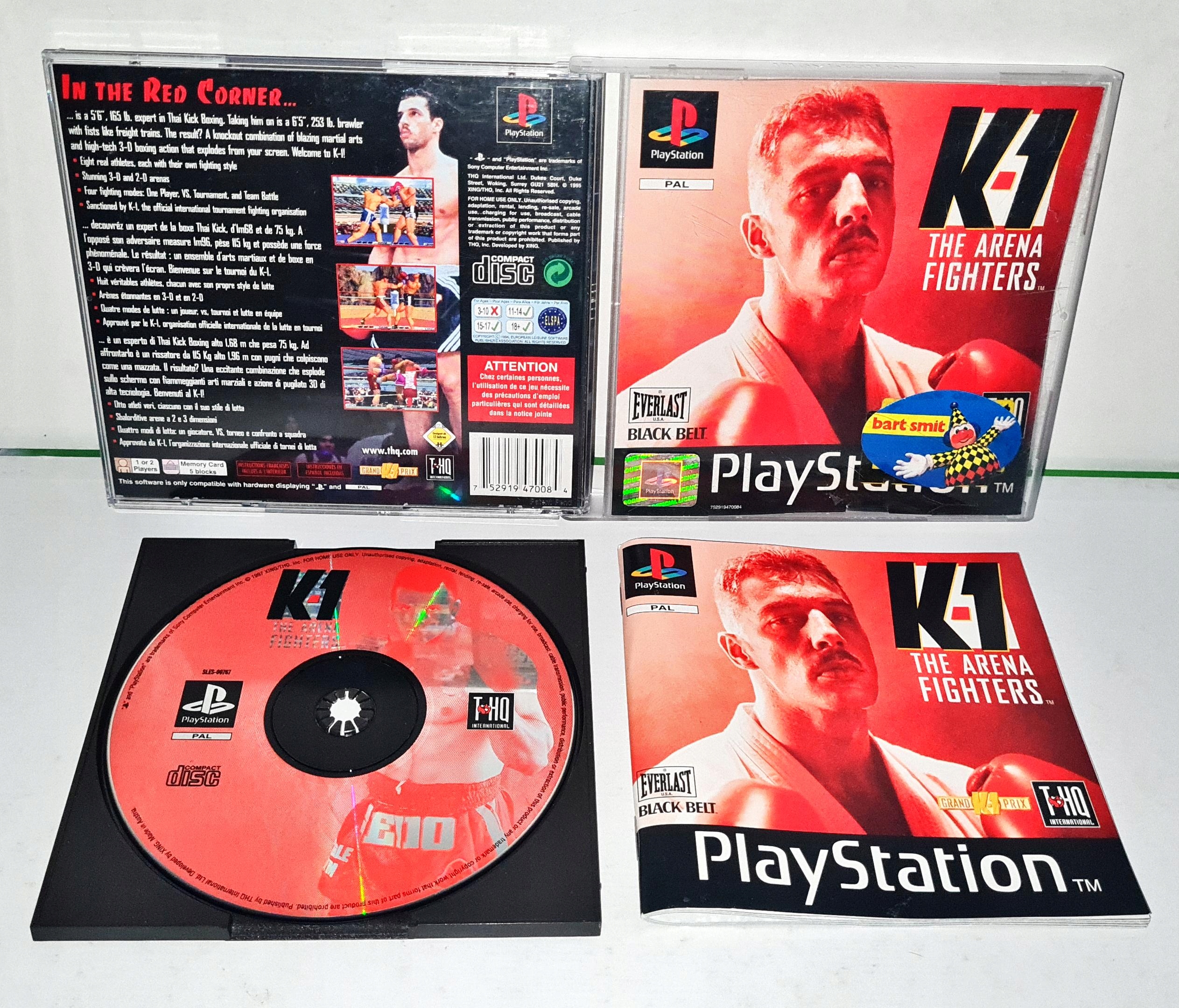 Gra K-1 The Arena Fighters PSX 3XA