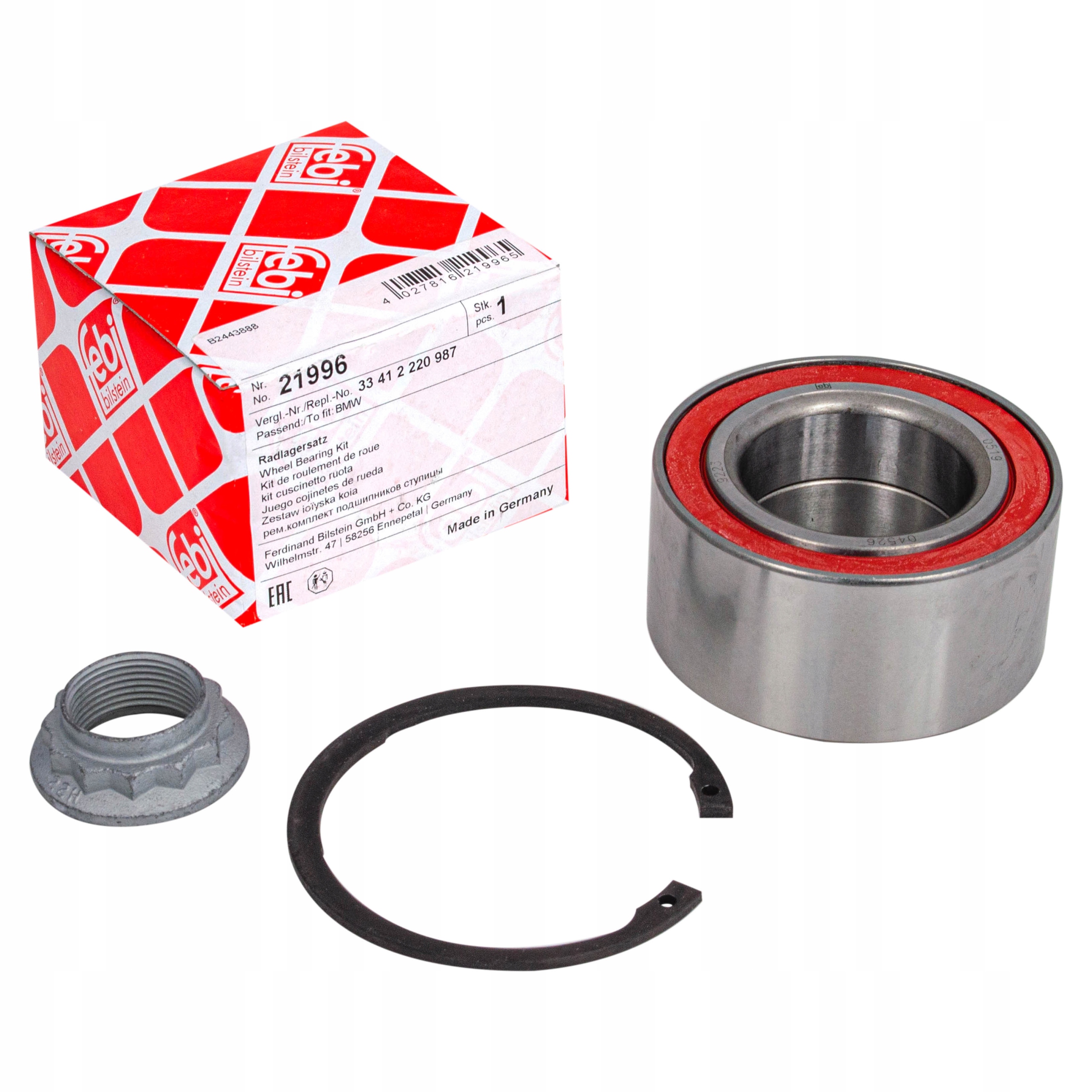 

Łożysko koła tył Febi Bilstein 21996 33411130617