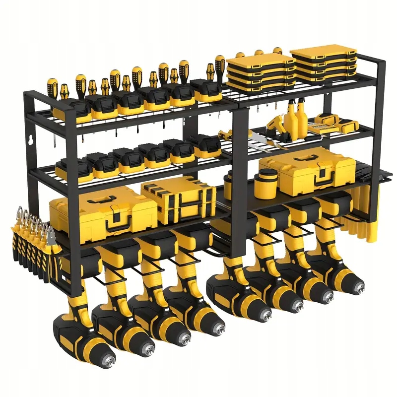 Veľký nástenný vešiak s držiakom Organizér Do Dielne na náradie a kľúče