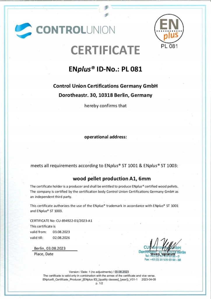 PELLET DRZEWNY PELET DREWNIANY SOSNA OPAŁ WYSOKOKALORYCZNY A1PALETA 975kg Marka inna