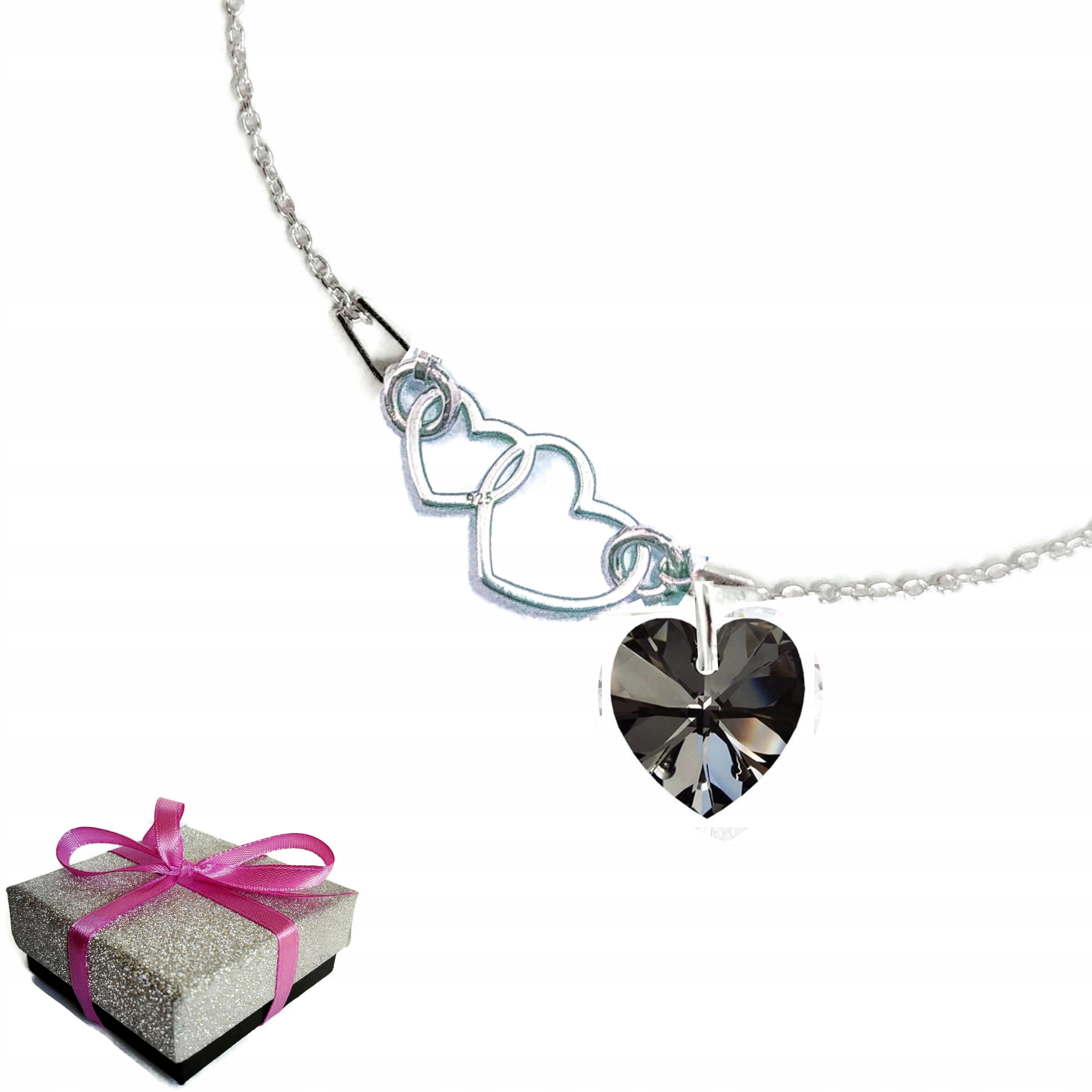 

Bransoletka dla Niej Serce Swarovski Prezent 925