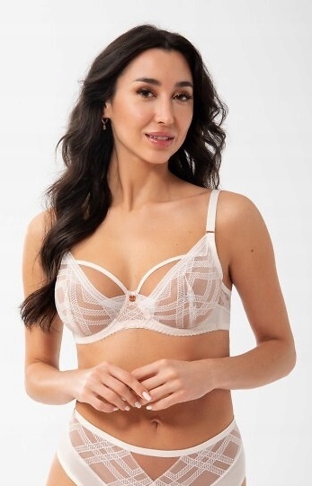 Měkká podprsenka s kosticemi Gorsenia Estelle soft 65i ecru