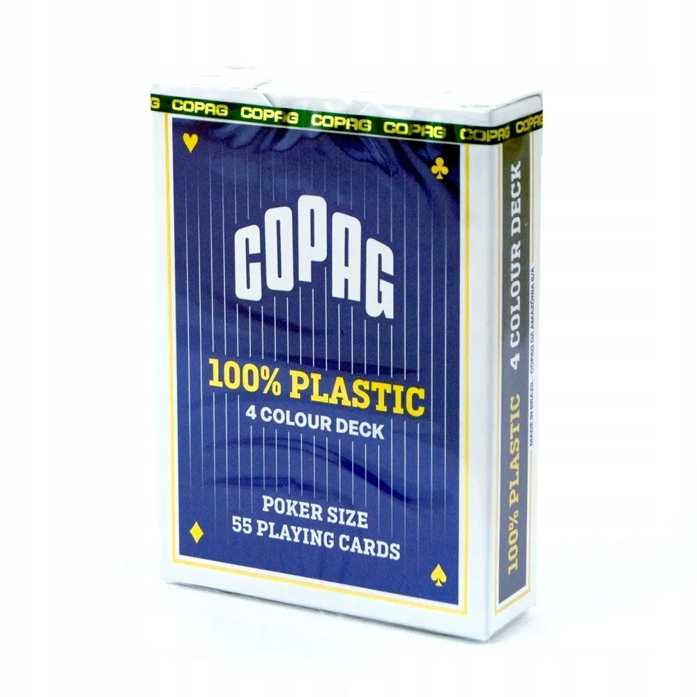 Karty do gry Copag: 4 Colour Poker - niebieskie