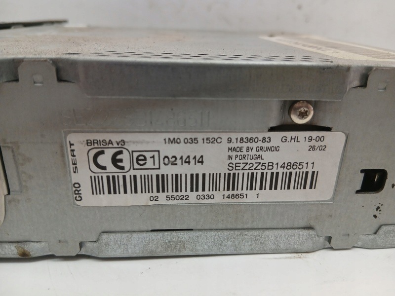 RADIO KASETOWE SEAT LEON TOLEDO 1M0035152C