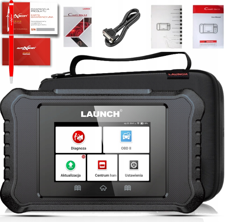 TESTER DIAGNOSTYCZNY FORD JEEP CHRYSLER GM LAUNCH Elite 2.0 FGC FULL SOFT Marka Launch