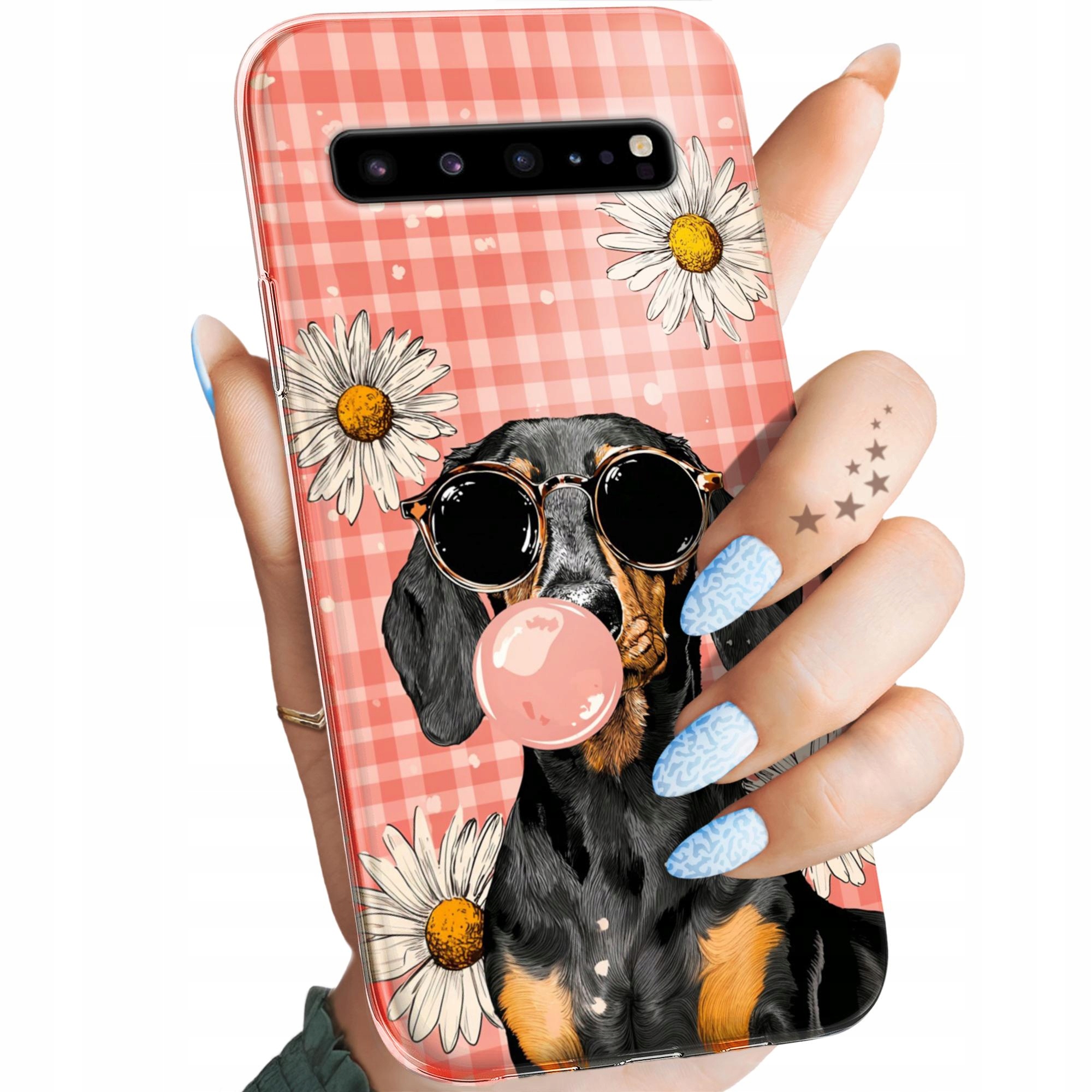 Etui Do Samsung Galaxy S10 5G Jamniki Psy Jamnik Red Merle Obudowa