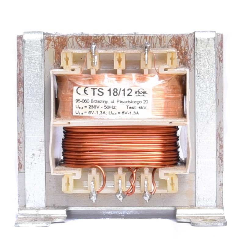 Ts 18/12 2x6V-2x1,3A Transformator Sieciowy