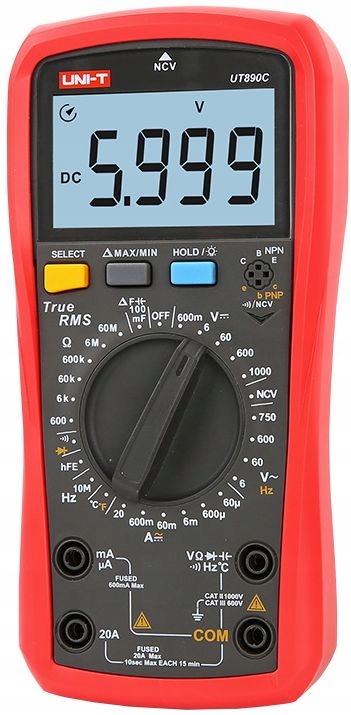 

Miernik uniwersalny Uni-T UT890C Ncv